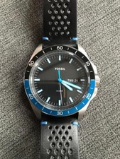 Usado, FOSSIL FS 5321 RELÓGIO ESPORTIVO DATA DIA 10ATM AÇO INOXIDÁVEL PRETO LATA AZUL comprar usado  Enviando para Brazil