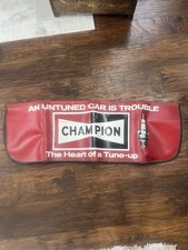 VINTAGE CAMPEÃO VELAS DE IGNIÇÃO FENDER CAPA PROTETORA GUARDA LEGAL GARAGEM ARTE comprar usado  Enviando para Brazil