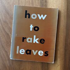 HOW TO RAKE LEAVES by LEONARD KOREN — 1993 1ST ED WET MAGAZINE SUEHIRO MARUO VG segunda mano  Embacar hacia Argentina