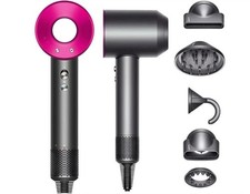 Dyson supersonic HD08 asciugacapelli hair dryer 1600w iron fuchsia/antracite na sprzedaż  Wysyłka do Poland