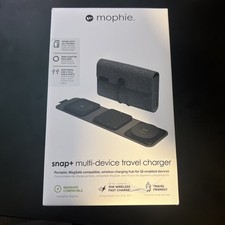 Carregador de viagem Mophie Snap 15W multi-dispositivo com compatibilidade MagSafe comprar usado  Enviando para Brazil