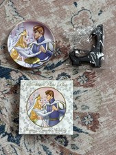 Mini prato de casamento Walt Disney World princesa Aurora príncipe novo, usado comprar usado  Enviando para Brazil