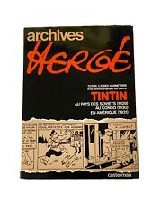 Archives herge volume d'occasion  Expédié en Belgium