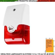 Sirena lampeggiante esterna usato  Roma