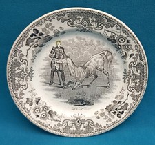 Xix assiette parlante d'occasion  Dampierre-sur-Linotte