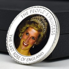 Moeda desafio princesa Diana Inglaterra medalha comemorativa real folheada a prata comprar usado Moeda desafio princesa Diana Inglaterra medalha comemorativa real folheada a prata comprar usado  Enviando para Brazil