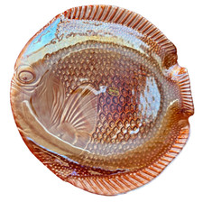 Prato de peixe iridescente prato decoração para casa feito na Turquia comprar usado  Enviando para Brazil