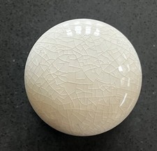Cream ceramic crackle for sale  MELTON MOWBRAY