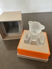 Daum crystal teddy for sale  EGHAM