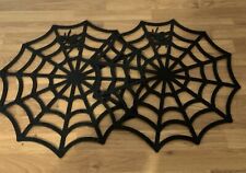 Spiderweb felt placemats for sale  HATFIELD