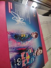 Sebastian vettel autographe d'occasion  Beaumont-lès-Valence