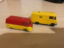 Furgoneta de reparto vintage de los años 50 Wiking Alemania + LEGO raro Volkswagen Beetle Bus 1950 segunda mano  Embacar hacia Mexico