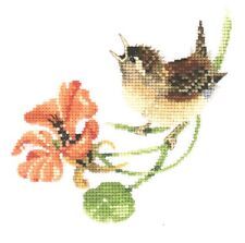 Stickvorlage kreuzstich vogel gebraucht kaufen  Hirschau
