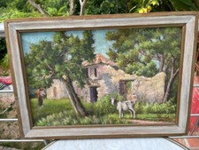 Ancienne huile toile d'occasion  Toulon-