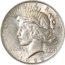 1922 peace dollar for sale  USA