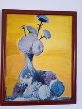 Władysław Czachorski Kwiaty W Wazonie - obraz 54 X 43 cm na sprzedaż  Wysyłka do Poland