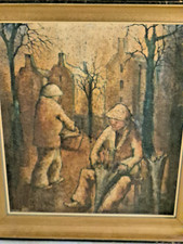 Tableau peinture huile d'occasion  Évian-les-Bains