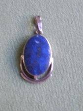 Silber anhänger lapislazuli gebraucht kaufen  Berlin