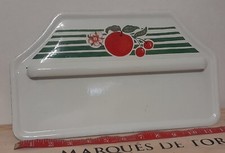 Barra de toalha de parede estilo country vintage, aço com revestimento de porcelana 12×7", usado comprar usado  Enviando para Brazil