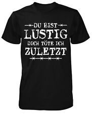 Bist lustig shirt gebraucht kaufen  Burg