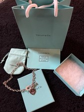 Tiffany silver necklace for sale  BOLTON