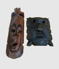 Maschere tribali legno usato  Caserta