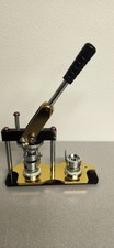 Máquina de fazer botões rotativos 1 polegada/25mm kit de crachá de botão pinos prensa perfurada  comprar usado  Enviando para Brazil
