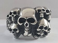 Skull totenkopf silber gebraucht kaufen  Bonn