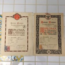 Regno diplomi ammissione usato  Roma