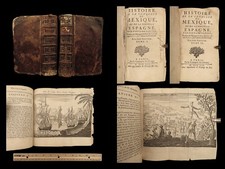 1759 Spanish Conquest of Mexico Solis Aztec Hernan Cortes Montezuma Cortez MAPS comprar usado  Enviando para Brazil