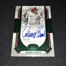 Usado, 2024 Topps Tier One Johnny Bench Auto Green Foil #PPA-JB 06/25 comprar usado  Enviando para Brazil