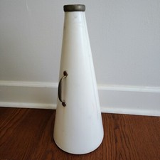 Vintage white megaphone for sale  Orange