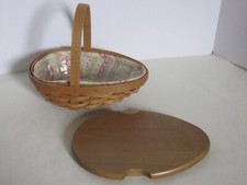 Longaberger 2009 pequena cesta de ovos de Páscoa WB + protetor + forro + tampa ~ primavera, usado comprar usado  Enviando para Brazil