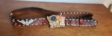 Ceinture cuir vintage d'occasion  Saint-Joachim