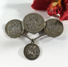 Russische münzbrosche silber gebraucht kaufen  Berlin