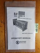 Bauman 960h drop for sale  Niagara Falls