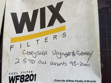 Fuel filter wf8201 for sale  BOGNOR REGIS