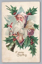 Terno roxo Papai Noel — raros brinquedos antigos de Natal Star-of-David Holly 1909, usado comprar usado  Enviando para Brazil