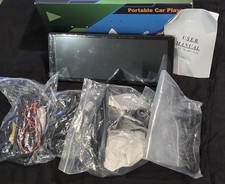Carro portátil 10" carro reprodução Android tela sensível ao toque automática rádio FM link espelho comprar usado  Enviando para Brazil