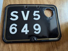 Old number plate for sale  BARNSLEY