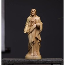 Escultura em madeira estátua de Jesus decoração para casa escultura religiosa em madeira maciça comprar usado  Enviando para Brazil