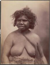 FOTO DE ALBUMINA GRANDE AUSTRÁLIA MULHER ABORÍGENE NSW década de 1880 por Henry King comprar usado  Enviando para Brazil