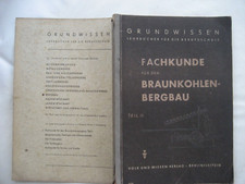 Fachkunde braunkohlenbergbau t gebraucht kaufen  Zeitz