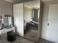 White double wardrobe for sale  UK