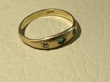 Antique emerald diamond for sale  LONDON