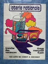 Ancienne affiche loterie d'occasion  Évry
