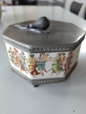 Schöne porzellandose zinndeck gebraucht kaufen  Tübingen