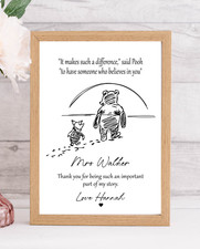 Personalised teacher print for sale  NOTTINGHAM