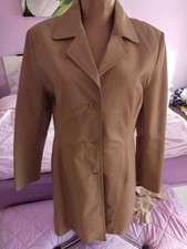 Mantel damen leder gebraucht kaufen  Wöllstadt