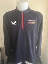 RED BULL RACING F1 TEAM ISSUE 1/2 ZÍPER CAMADA MÉDIA MASCULINA GG 2024 TEMPORADA NOVA NA CAIXA ÚLTIMOS POUCOS comprar usado  Enviando para Brazil